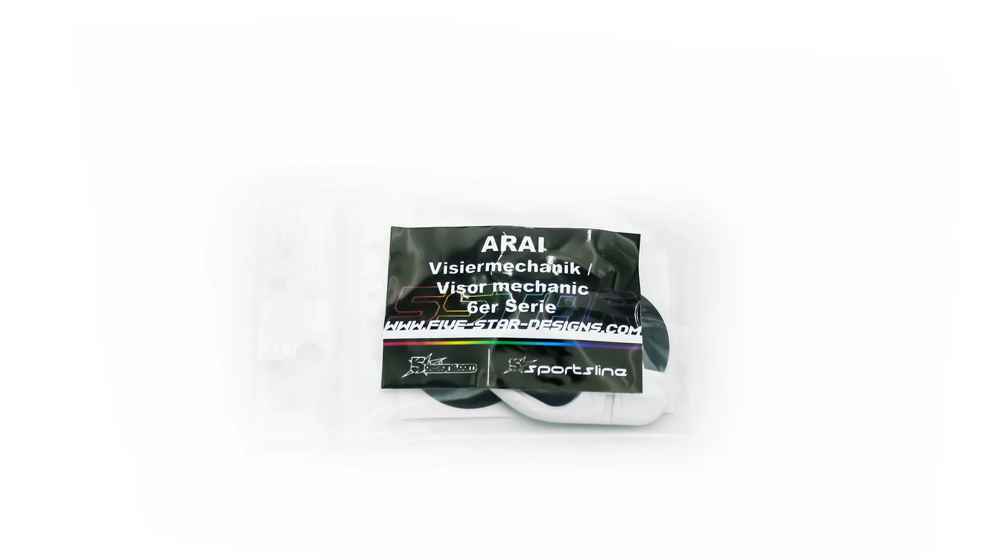 Visor mechanism for Arai 6 series white