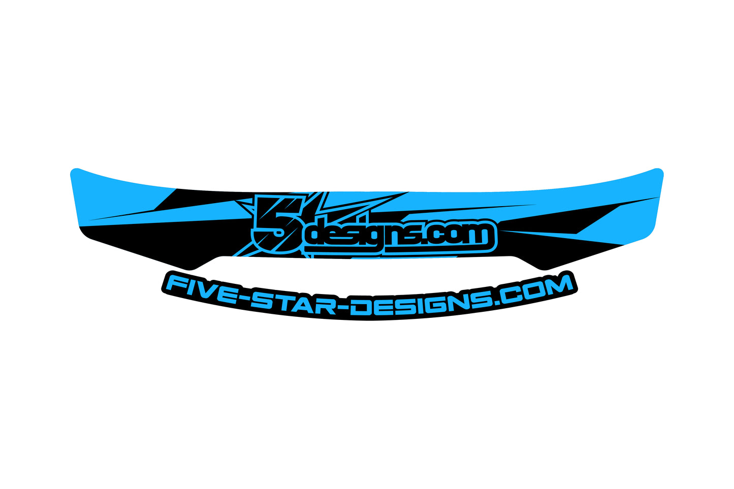 5Star Designs Visor Stripe "classic"