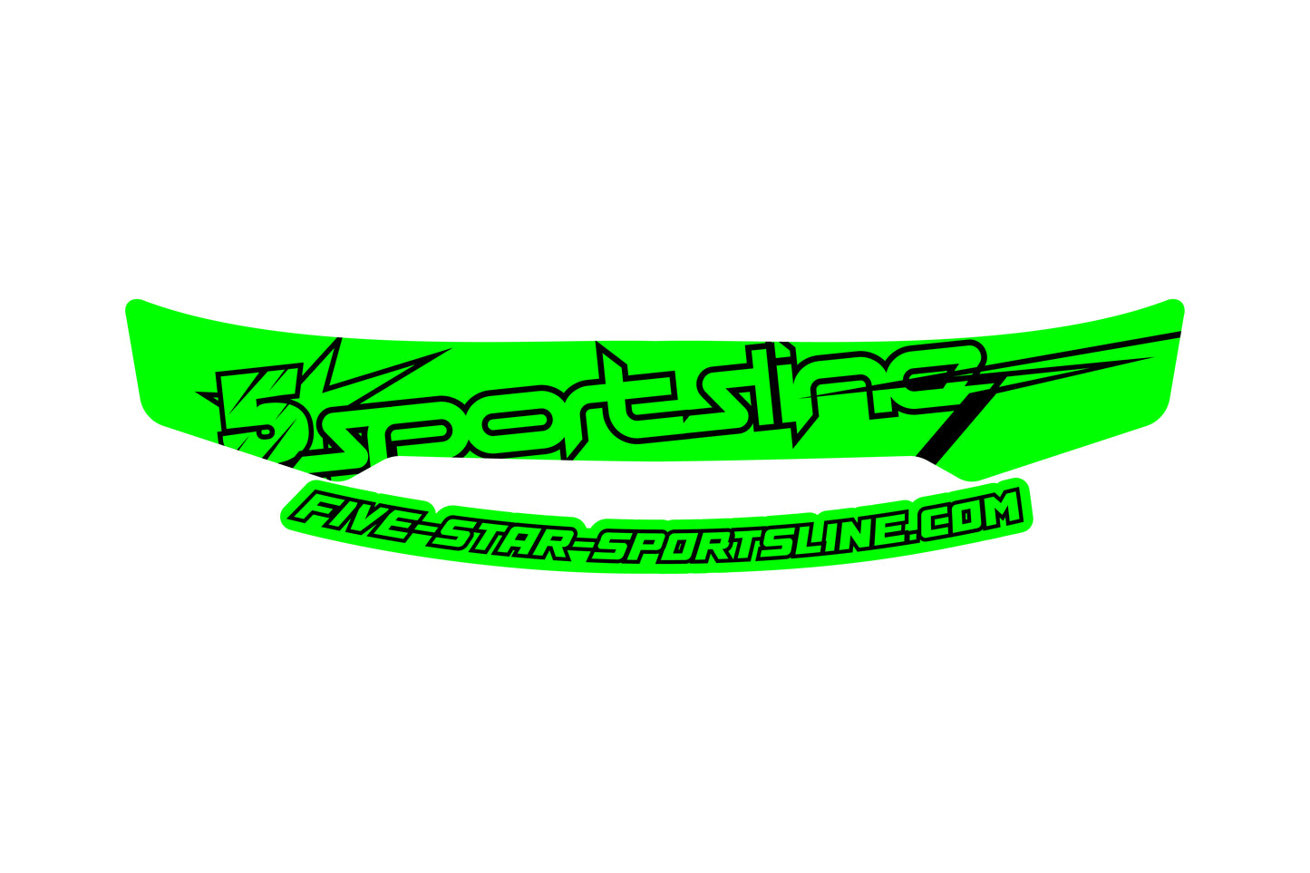 5Star Sportsline Visierstreifen "modern"