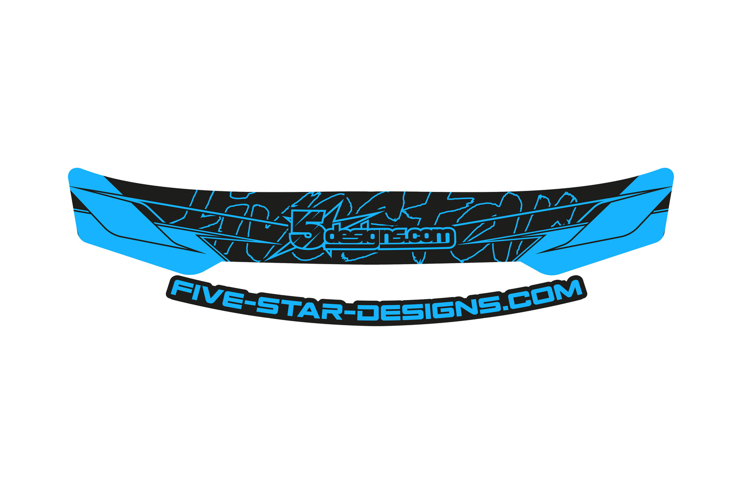 5Star Designs Visor stripe "style"