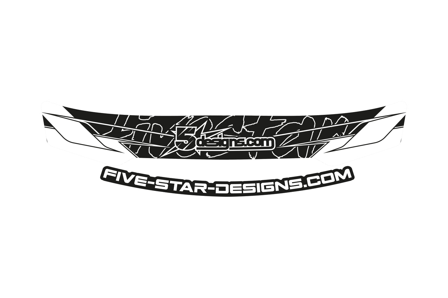 5Star Designs Visor stripe "style"